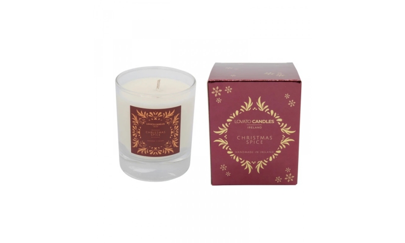 Lovato Christmas Candle with Luxury  Box - Christmas Spice
