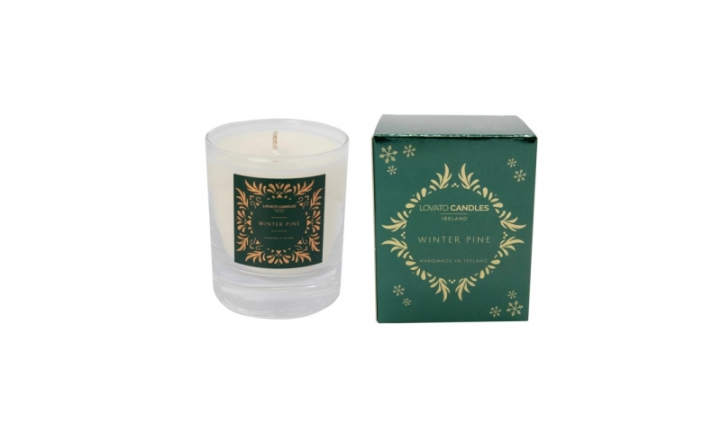 Lovato Christmas Candle with Luxury Box - Winter Pine