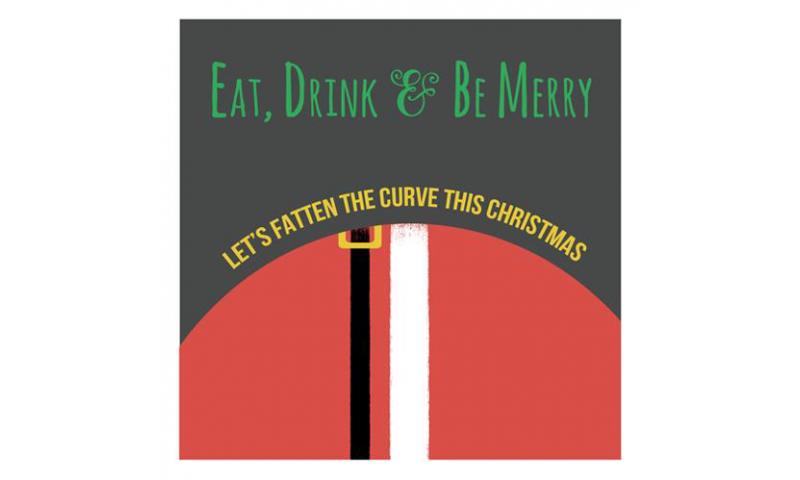 Lainey K Christmas Card: 'Lets Fatten The Curve'