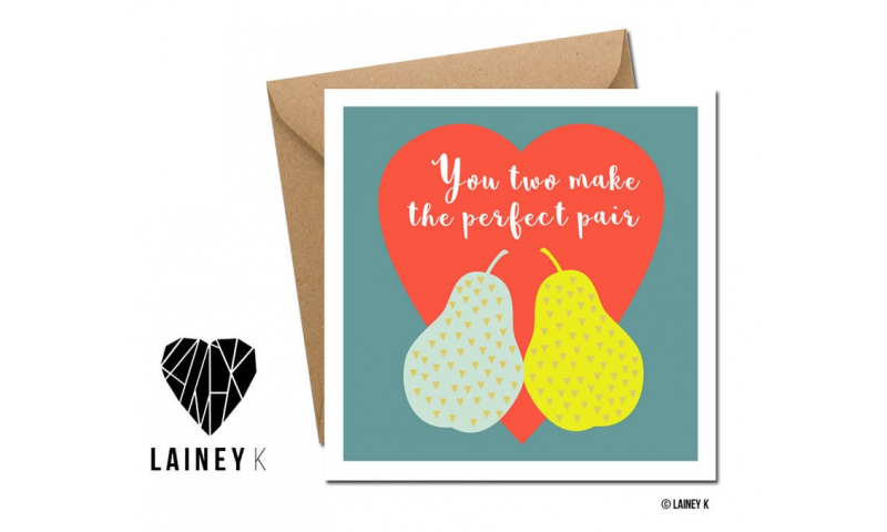Lainey K Wedding Card: 'You Two Make The Perfect Pair'