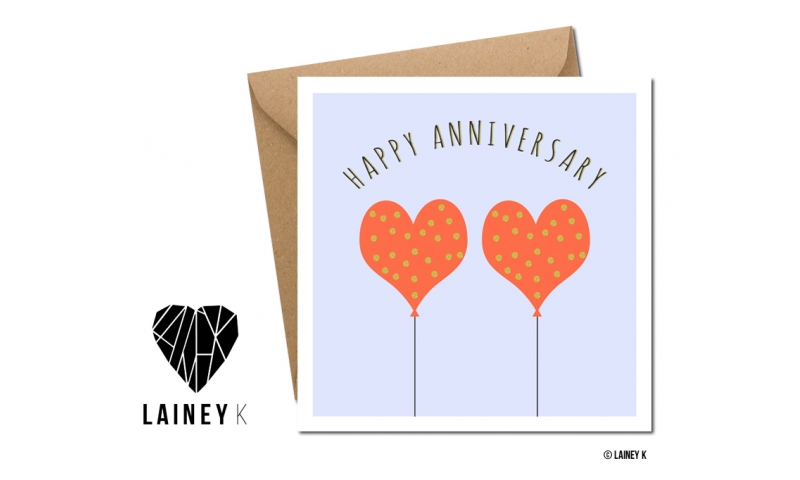 Lainey K Anniversary Card: 'Happy Anniversary'