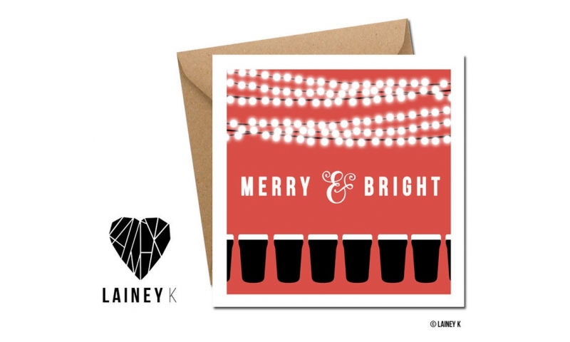 Lainey K Christmas Card - 'Merry And Bright'