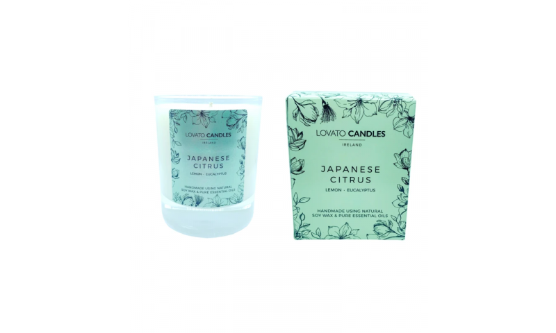Japanese Citrus - Lovato Boxed Clear Candle