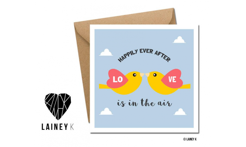 Lainey K Wedding Card: 'Happily Ever After'