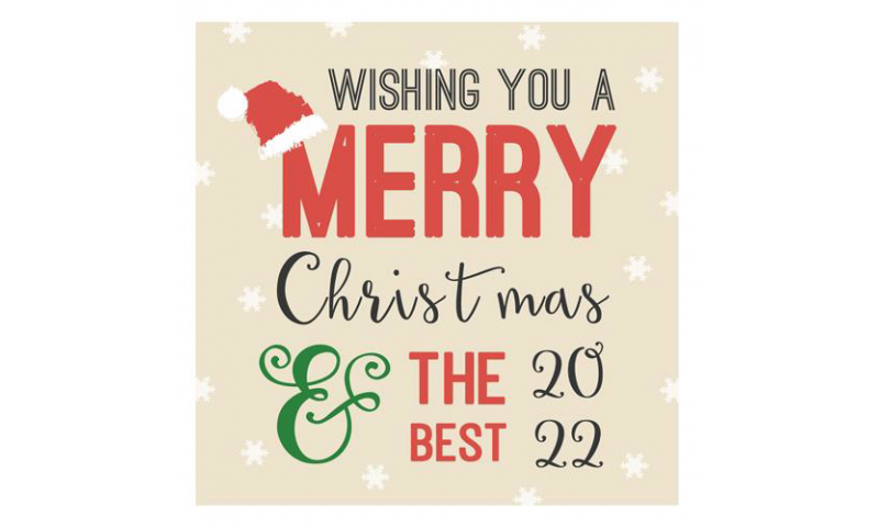 Lainey K Christmas Card 'Merry Christmas , Best For 2022'