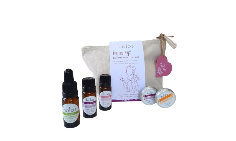Holos Taster Kit – Day And Night For Combination / Oily Skin Gift Set