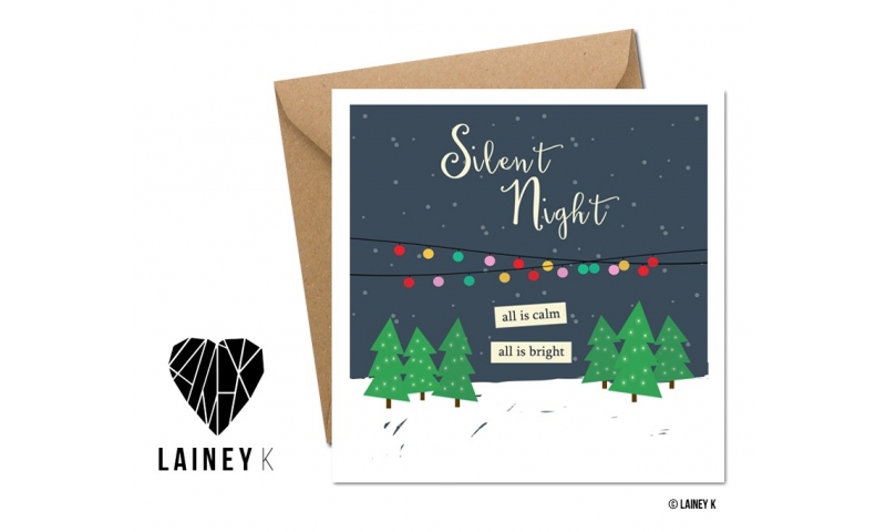Lainey K Christmas Card: Silent night, all is calm