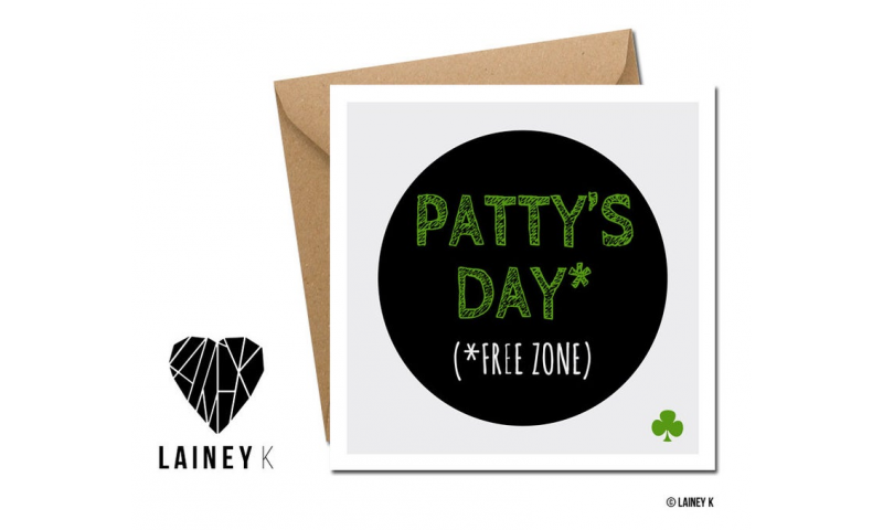 Lainey K St. Patricks Day Card: 'Patty's Day'